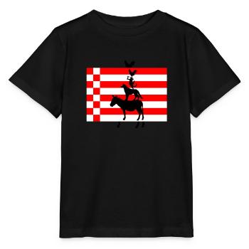 Bremen Town Musicians - Stanley/Stella Kinder T-Shirt MINI CREATOR  - Schwarz - Vorne - Mikhail (115cm)