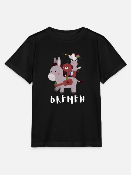 Bremen Town Musicians - Stanley/Stella Kinder T-Shirt MINI CREATOR - Schwarz