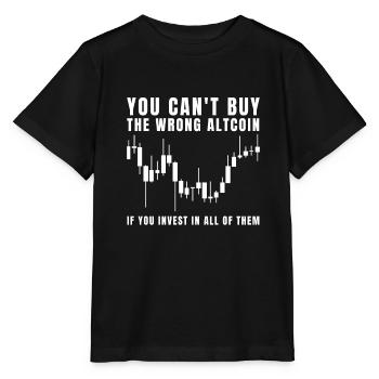 Altcoin Traders - T-shirt bio MINI CREATOR Stanley/Stella Enfant - noir - Devant - Mikhail (115cm)