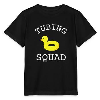 Summer Float Trip River Tube Tubing - Stanley/Stella MINI CREATOR Kids’ T-Shirt - black - Front - Mikhail (115cm)