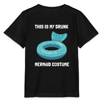 Summer Float Trip River Tube Tubing - Stanley/Stella MINI CREATOR Kids’ T-Shirt - black - Front - Mikhail (115cm)