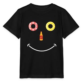 Summer Float Trip River Tube Tubing - Stanley/Stella MINI CREATOR Kids’ T-Shirt - black - Front - Mikhail (115cm)