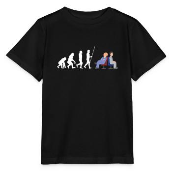 Bureau sarcastique - Par mon dernier e-mail - T-shirt bio MINI CREATOR Stanley/Stella Enfant - noir - Devant - Mikhail (115cm)