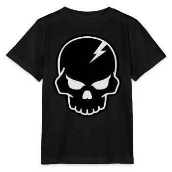 Skull - Stanley/Stella Kinder T-Shirt MINI CREATOR  - Schwarz - Vorne - Mikhail (115cm)