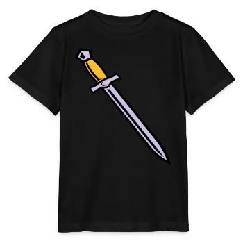 Schwert - Stanley/Stella Kinder T-Shirt MINI CREATOR  - Schwarz - Vorne - Mikhail (115cm)