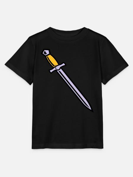 Schwert - Stanley/Stella Kinder T-Shirt MINI CREATOR - Schwarz
