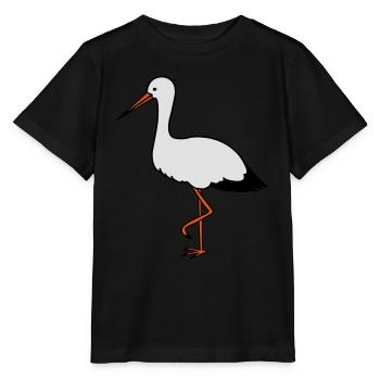 storch - Stanley/Stella Kinder T-Shirt MINI CREATOR  - Schwarz - Vorne - Mikhail (115cm)