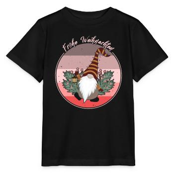 Secret Santa Magic Merry Christmas for Mood - Stanley/Stella MINI CREATOR Kids’ T-Shirt - black - Front - Mikhail (115cm)
