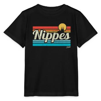 Nippes Veedel Köln Viertel Retro Vintage Surfer - Stanley/Stella Kinder T-Shirt MINI CREATOR  - Schwarz - Vorne - Mikhail (115cm)
