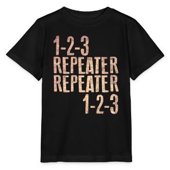 Repeater - Fugazi Lyrics - Stanley/Stella MINI CREATOR Kids’ T-Shirt - black - Front - Mikhail (115cm)