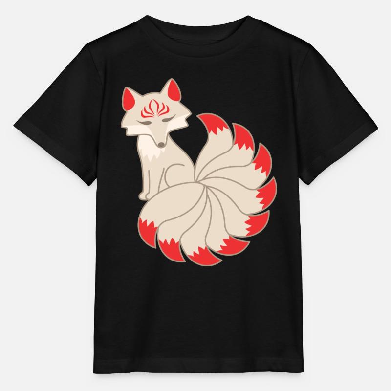 Kitsune Renard - T-shirt bio MINI CREATOR Stanley/Stella Enfant - noir
