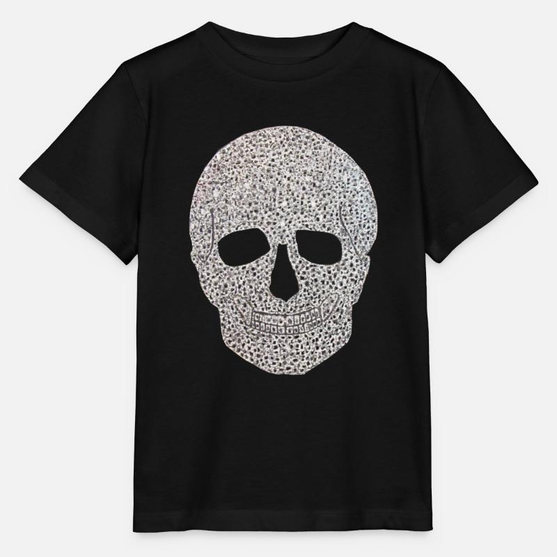 Diamond Skull - Stanley/Stella Kinder T-Shirt MINI CREATOR  - Schwarz