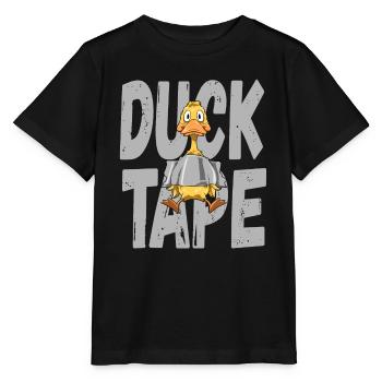 Ruban adhésif de canard pour hommes et femmes - T-shirt bio MINI CREATOR Stanley/Stella Enfant - noir - Devant - Mikhail (115cm)