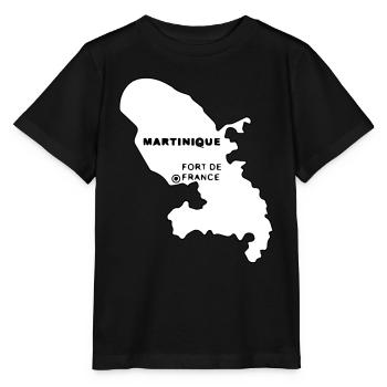 Martinique - T-shirt bio MINI CREATOR Stanley/Stella Enfant - noir - Devant - Mikhail (115cm)