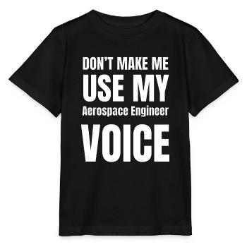 Lassen Sie mich nicht meine Luft- und Raumfahrting - Stanley/Stella Kinder T-Shirt MINI CREATOR  - Schwarz - Vorne - Mikhail (115cm)