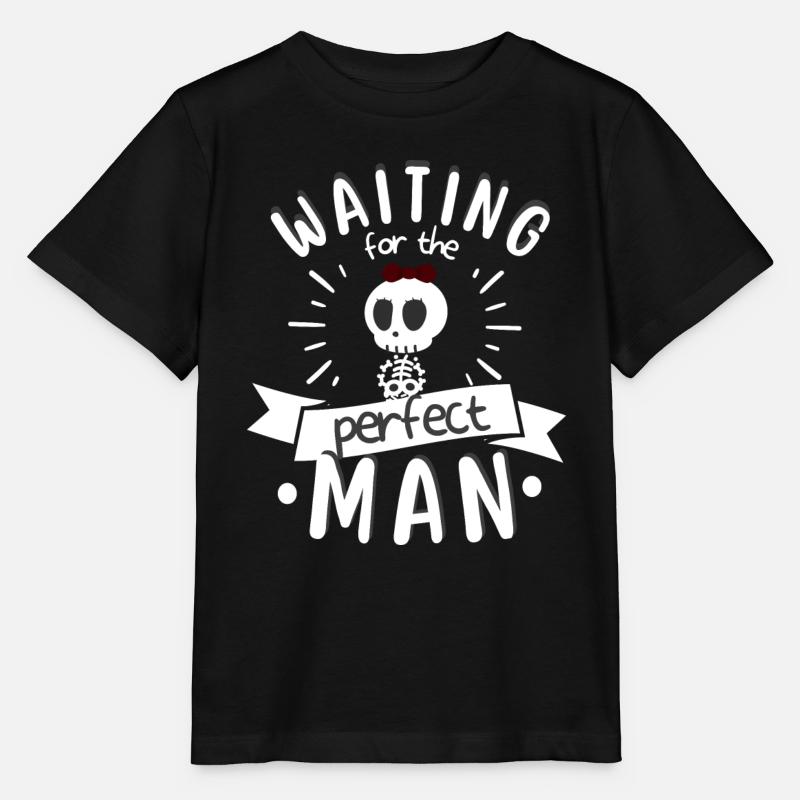 Single Frau Single Frauen Perfekter Mann Spruch - Stanley/Stella Kinder T-Shirt MINI CREATOR  - Schwarz