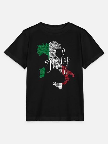 Italy - Stanley/Stella Kinder T-Shirt MINI CREATOR - Schwarz
