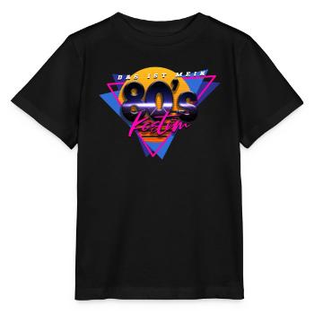 80er Jahre Das Ist Mein 80er Kostüm - Stanley/Stella Kinder T-Shirt MINI CREATOR  - Schwarz - Vorne - Mikhail (115cm)