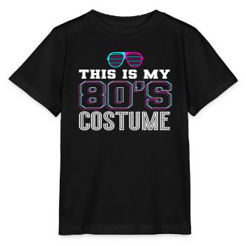 80er Jahre Das Ist Mein 80er Kostüm - Stanley/Stella Kinder T-Shirt MINI CREATOR  - Schwarz - Vorne - Mikhail (115cm)