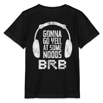 Gamer Noobs Brb - Stanley/Stella Kinder T-Shirt MINI CREATOR  - Schwarz - Vorne - Mikhail (115cm)