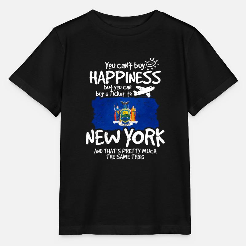New York - T-shirt bio MINI CREATOR Stanley/Stella Enfant - noir