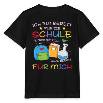 Kindergarten Abgänger, Tschüss Kita Legende - Stanley/Stella Kinder T-Shirt MINI CREATOR  - Schwarz - Vorne - Mikhail (115cm)