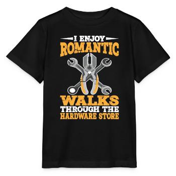 Enjoy Romantic Walks Through The Hardware Store15 - Stanley/Stella MINI CREATOR Kids’ T-Shirt - black - Front - Mikhail (115cm)