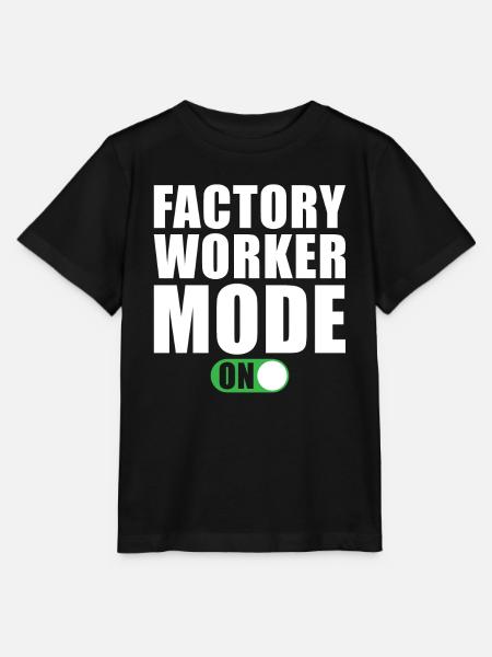 Fabrikarbeiter modus Ein - Stanley/Stella Kinder T-Shirt MINI CREATOR - Schwarz