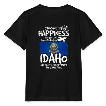 Idaho - T-shirt bio MINI CREATOR Stanley/Stella Enfant - noir - Devant - Mikhail (115cm)