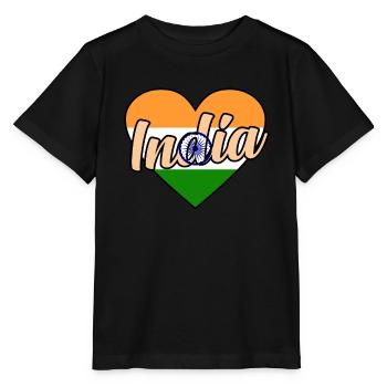 Inde - T-shirt bio MINI CREATOR Stanley/Stella Enfant - noir - Devant - Mikhail (115cm)
