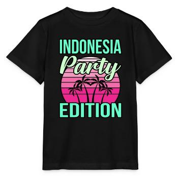 Indonésie - T-shirt bio MINI CREATOR Stanley/Stella Enfant - noir - Devant - Mikhail (115cm)