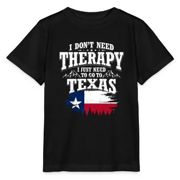 Texas - Stanley/Stella Kinder T-Shirt MINI CREATOR  - Schwarz - Vorne - Mikhail (115cm)