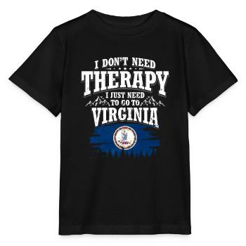 Virginia - Stanley/Stella Kinder T-Shirt MINI CREATOR  - Schwarz - Vorne - Mikhail (115cm)