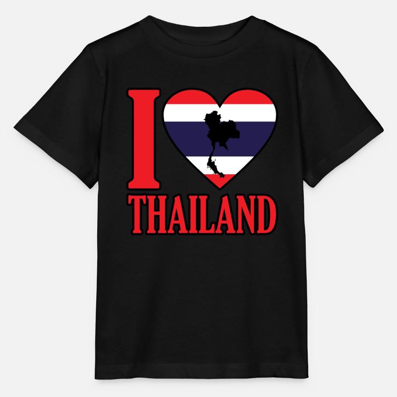 Thaïlande - T-shirt bio MINI CREATOR Stanley/Stella Enfant - noir