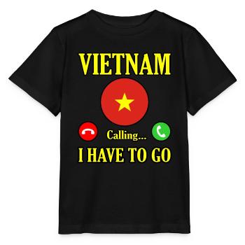 Vietnam - T-shirt bio MINI CREATOR Stanley/Stella Enfant - noir - Devant - Mikhail (115cm)