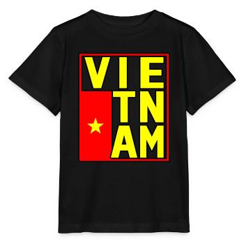 Vietnam - T-shirt bio MINI CREATOR Stanley/Stella Enfant - noir - Devant - Mikhail (115cm)