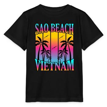 Vietnam - T-shirt bio MINI CREATOR Stanley/Stella Enfant - noir - Devant - Mikhail (115cm)
