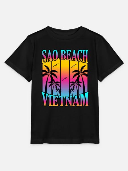 Vietnam - Stanley/Stella Kinder T-Shirt MINI CREATOR  - Schwarz