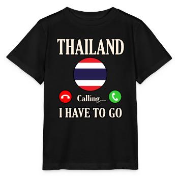 Thaïlande - T-shirt bio MINI CREATOR Stanley/Stella Enfant - noir - Devant - Mikhail (115cm)