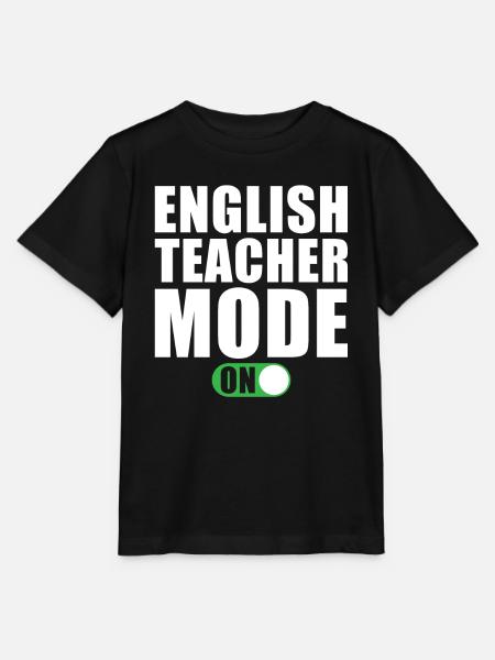 Englischlehrer Modus Ein - Stanley/Stella Kinder T-Shirt MINI CREATOR - Schwarz