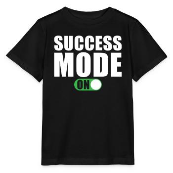 Erfolg Motivation Zitat Erfolgs Modus Ein - Stanley/Stella Kinder T-Shirt MINI CREATOR  - Schwarz - Vorne - Mikhail (115cm)