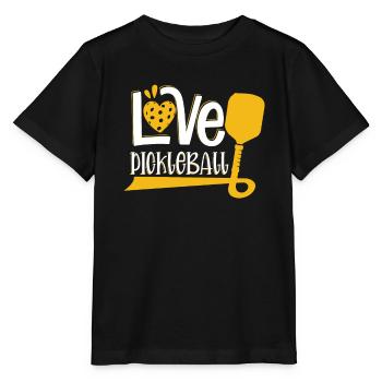 Dear Pickleball - Stanley/Stella MINI CREATOR Kids’ T-Shirt - black - Front - Mikhail (115cm)