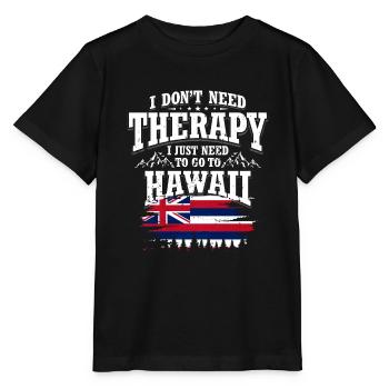 Hawaii - Stanley/Stella Kinder T-Shirt MINI CREATOR  - Schwarz - Vorne - Mikhail (115cm)