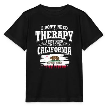 Californie - T-shirt bio MINI CREATOR Stanley/Stella Enfant - noir - Devant - Mikhail (115cm)