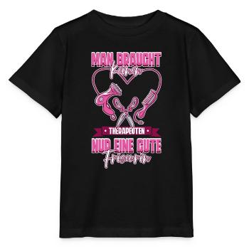 Friseurin - Stanley/Stella Kinder T-Shirt MINI CREATOR  - Schwarz - Vorne - Mikhail (115cm)