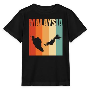 Malaisie - T-shirt bio MINI CREATOR Stanley/Stella Enfant - noir - Devant - Mikhail (115cm)