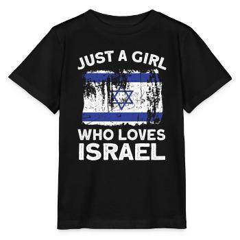 Israel - Stanley/Stella Kinder T-Shirt MINI CREATOR  - Schwarz - Vorne - Mikhail (115cm)