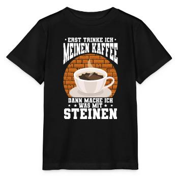Maurer - Stanley/Stella Kinder T-Shirt MINI CREATOR  - Schwarz - Vorne - Mikhail (115cm)