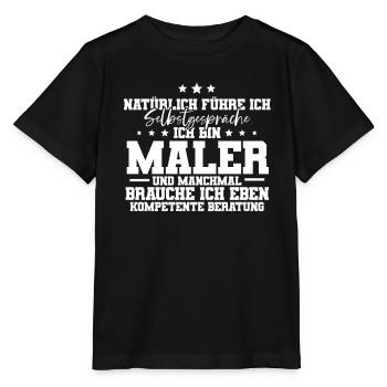 Ich Bin Maler - Stanley/Stella Kinder T-Shirt MINI CREATOR  - Schwarz - Vorne - Mikhail (115cm)