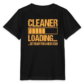 Cleaner loading Cleaner Training - Stanley/Stella MINI CREATOR Kids’ T-Shirt - black - Front - Mikhail (115cm)